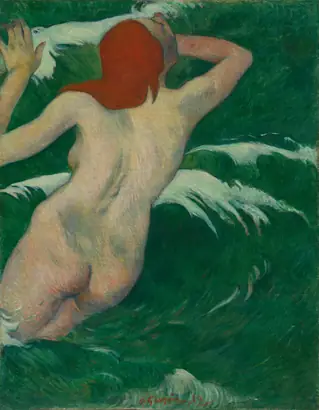 Dokumentasi museum In the Waves (Dans les Vagues). Paul Gauguin (French, 1848–1903).