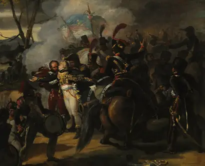 Dokumentasi museum The Death of General Colbert. Victor Schnetz (French, 1787–1870).