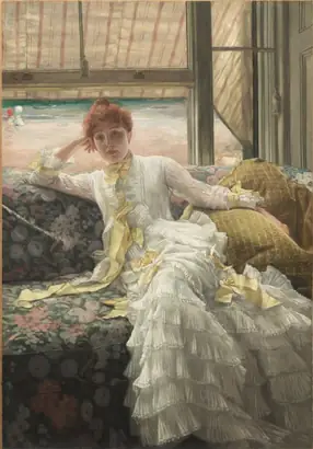 Dokumentasi museum Seaside (July: Specimen of a Portrait). James Tissot (French, 1836–1902).