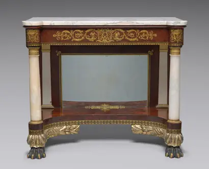 Dokumentasi museum Pier Table. Joseph Meeks and Sons (American).