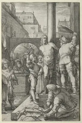 Dokumentasi museum The Passion: The Flagellation. Hendrick Goltzius (Dutch, 1558–1617).