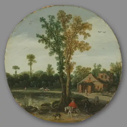 Dokumentasi museum Travelers by a Lake. Esaias van de Velde (Dutch, 1587–1630).