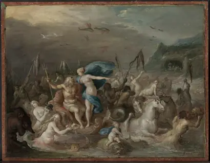 Dokumentasi museum The Triumph of Neptune and Amphitrite. Frans Francken (Flemish, 1581–1642).