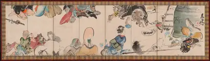 Dokumentasi museum Gathering of Otsu-e Subjects. Shibata Zeshin (Japanese, 1807–1891).
