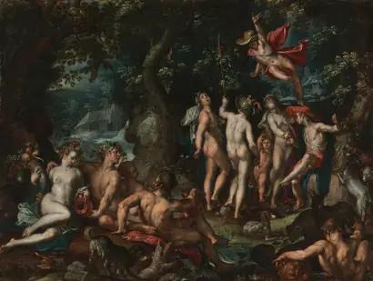 Dokumentasi museum The Judgment of Paris. Joachim Anthoniz Wtewael (Dutch, 1566–1638).