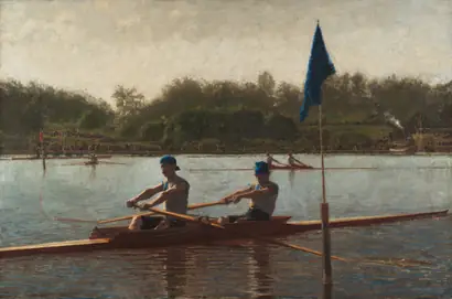 Dokumentasi museum The Biglin Brothers Turning the Stake. Thomas Eakins (American, 1844–1916).