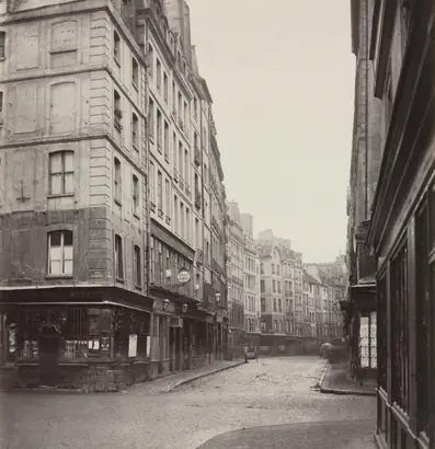 Dokumentasi museum Rue de la Ferronnerie. Charles Marville (French, 1813–1879).