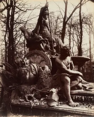 Dokumentasi museum Versailles, Fountain of Triumphant France. Eugène Atget (French, 1857–1927).