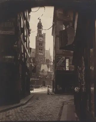 Dokumentasi museum Rue de la Montagne-Sainte-Geneviève. Eugène Atget (French, 1857–1927).