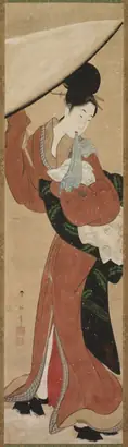 Dokumentasi museum Lady with a Parasol. Koikawa Harumasa (Japanese).