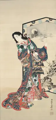 Dokumentasi museum Hell Courtesan. Kawanabe Kyōsai (Japanese, 1831–1889).