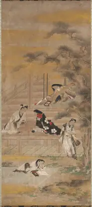 Dokumentasi museum The Four Accomplishments. attributed to: Iwasa Matabei (Japanese, 1578–1650).