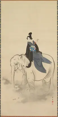 Dokumentasi museum Stand-in Fugen. Kitao Masayoshi (Japanese, 1761–1824).