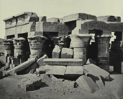 Dokumentasi museum Kom Ombo. Francis Frith (British, 1822–1898); published by: William Mackenzie.