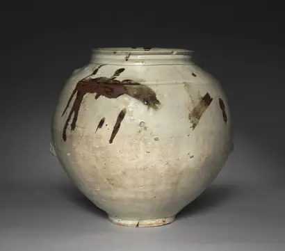 Dokumentasi museum Jar with Design in Underglaze Iron. Nama pembuat belum tercantum pada daftar atribusi museum.