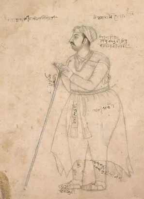 Dokumentasi museum Portrait of Maharaja Rai Singh of Bikaner (reigned 1574-1612). Nur Muhammad (Indian, active c. 1580–1630).