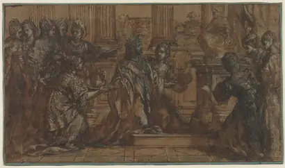 Dokumentasi museum The Idolatry of Solomon. Pietro da Cortona (Italian, 1596–1669).