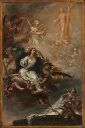 Dokumentasi museum Study for "The Assumption of the Virgin" for San Augustín, Seville. Juan de Valdés Leal (Spanish, 1622–1690).