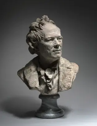 Dokumentasi museum Portrait of Christoph Willibald Gluck. Jean-Antoine Houdon (French, 1741–1828).