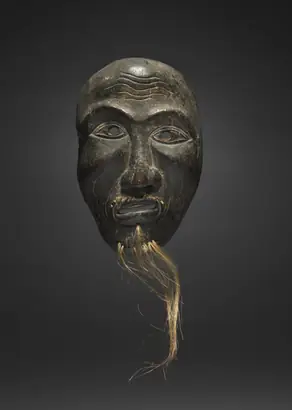 Dokumentasi museum Mask of an Elder. Nama pembuat belum tercantum pada daftar atribusi museum.