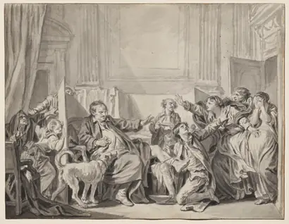 Dokumentasi museum The Guilty and Repentant Daughter. Jean-Baptiste Greuze (French, 1725–1805).