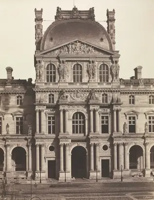 Dokumentasi museum Pavilion Richelieu, Louvre, Paris. Édouard Baldus (French, 1813–1889).