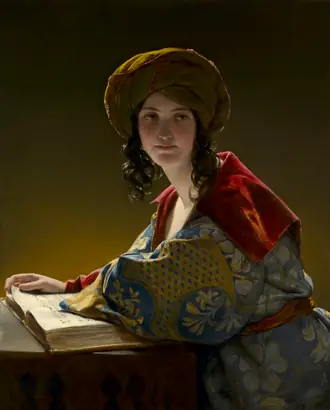 Dokumentasi museum The Young Eastern Woman. Friedrich Amerling (Austrian, 1803–1887).