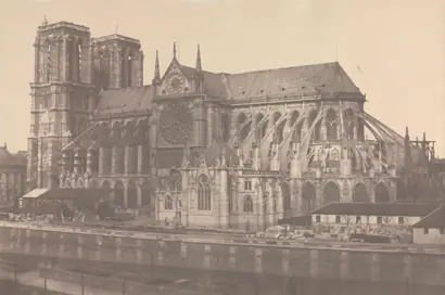 Dokumentasi museum Notre-Dame, Paris. Édouard Baldus (French, 1813–1889).