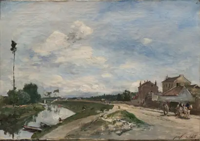 Dokumentasi museum The Seine at Bas-Meudon. Johan Barthold Jongkind (Dutch, 1819–1891).