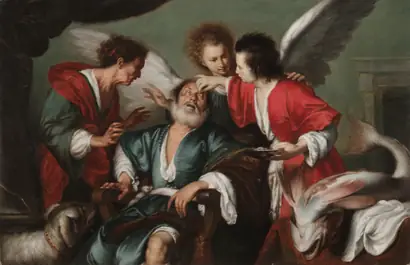 Dokumentasi museum The Healing of Tobit. Bernardo Strozzi (Italian, 1581?-1644).