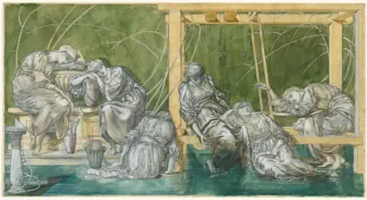 Dokumentasi museum The Garden Court. Edward Burne-Jones (British, 1833–1898).