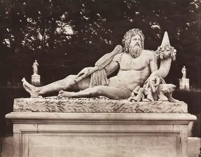 Dokumentasi museum The Tiber, Tuileries Garden, Paris. Charles Nègre (French, 1820–1880).