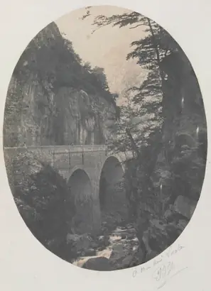Dokumentasi museum Gorge at Eaux Chaudes, Pyrenees. Jean-Jacques Heilmann (French, 1822–1859).