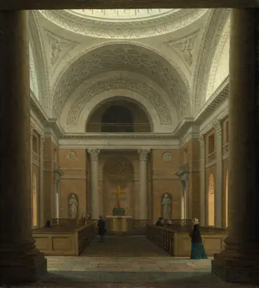 Dokumentasi museum The Slotskirken of Christiansborg, Copenhagen. Heinrich Hansen (Danish, 1821–1890).