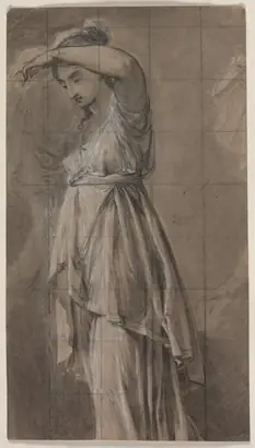 Dokumentasi museum Study for Penelope. Anicet Charles Gabriel Lemonnier (French, 1743–1824).