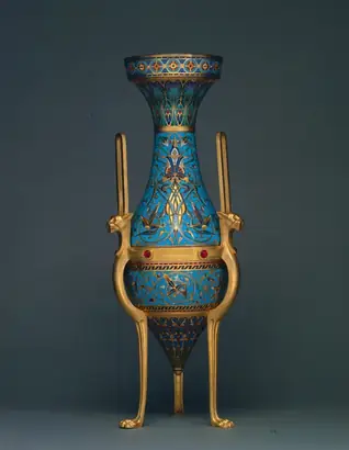 Dokumentasi museum Vase. made by: Firm of Ferdinand Barbedienne (French, 1810–1892); designed by: Louis-Constant Sévin (French, 1821–1888).