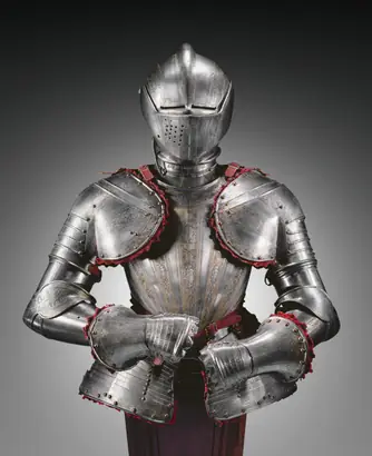 Dokumentasi museum Half Armor for the Foot Tournament. Pompeo della Cesa (Italian, active 1572–93).