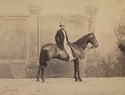 Dokumentasi museum Man on a Horse. Nadar (French, 1820–1910).