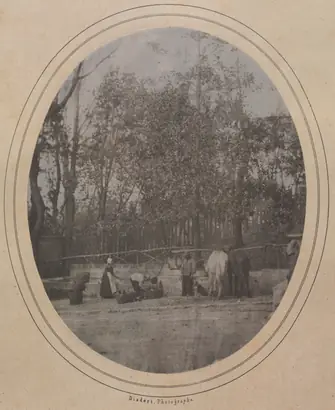 Dokumentasi museum Village Scene (Southern France). André Adolphe-Eugène Disdéri (French, 1819–1889).