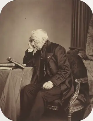 Dokumentasi museum Unknown Male Sitter. Antoine-Samuel Adam-Salomon (French, 1818–1881).