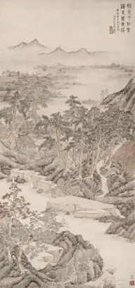 Dokumentasi museum Washing the Feet (from the Dusty World). Wen Boren (Chinese, 1502–1575).
