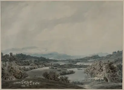 Dokumentasi museum Italian Landscape. John Robert Cozens (British, 1752–1797).
