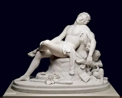 Dokumentasi museum The Sleeping Faun. sculptor: Harriet Goodhue Hosmer (American, 1830–1908).