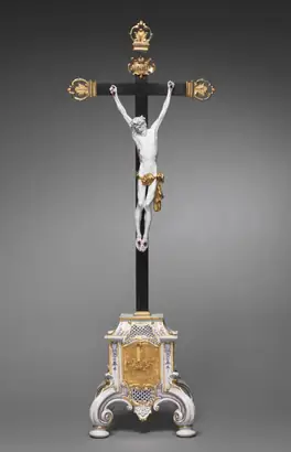 Dokumentasi museum The Crucifixion. Du Paquier Porcelain Manufactory (Austrian, active 1719–1864).
