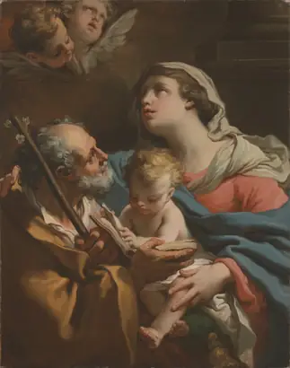 Dokumentasi museum The Holy Family. Gaetano Gandolfi (Italian, 1734–1802).