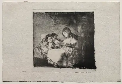 Dokumentasi museum Woman Reading to Two Children. Francisco de Goya (Spanish, 1746–1828).