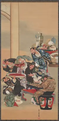 Dokumentasi museum Operating on Guan Yu's Arm. Katsushika Ōi (Japanese, c. 1800-after 1857).