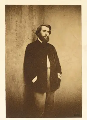 Dokumentasi museum Portrait of Edmond Cottinet (1824-1895). Gustave Le Gray (French, 1820–1884).