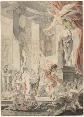 Dokumentasi museum Ut Pictura Poesis. Charles-François Hutin (French, 1715–1776).