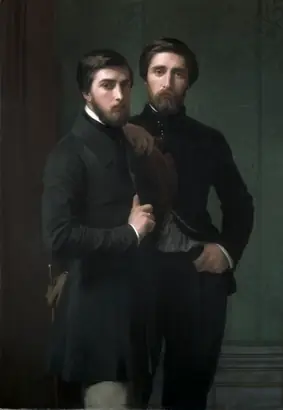 Dokumentasi museum René-Charles Dassy and His Brother Jean-Baptiste-Claude-Amédé Dassy. Hippolyte Jean Flandrin (French, 1809–1864).